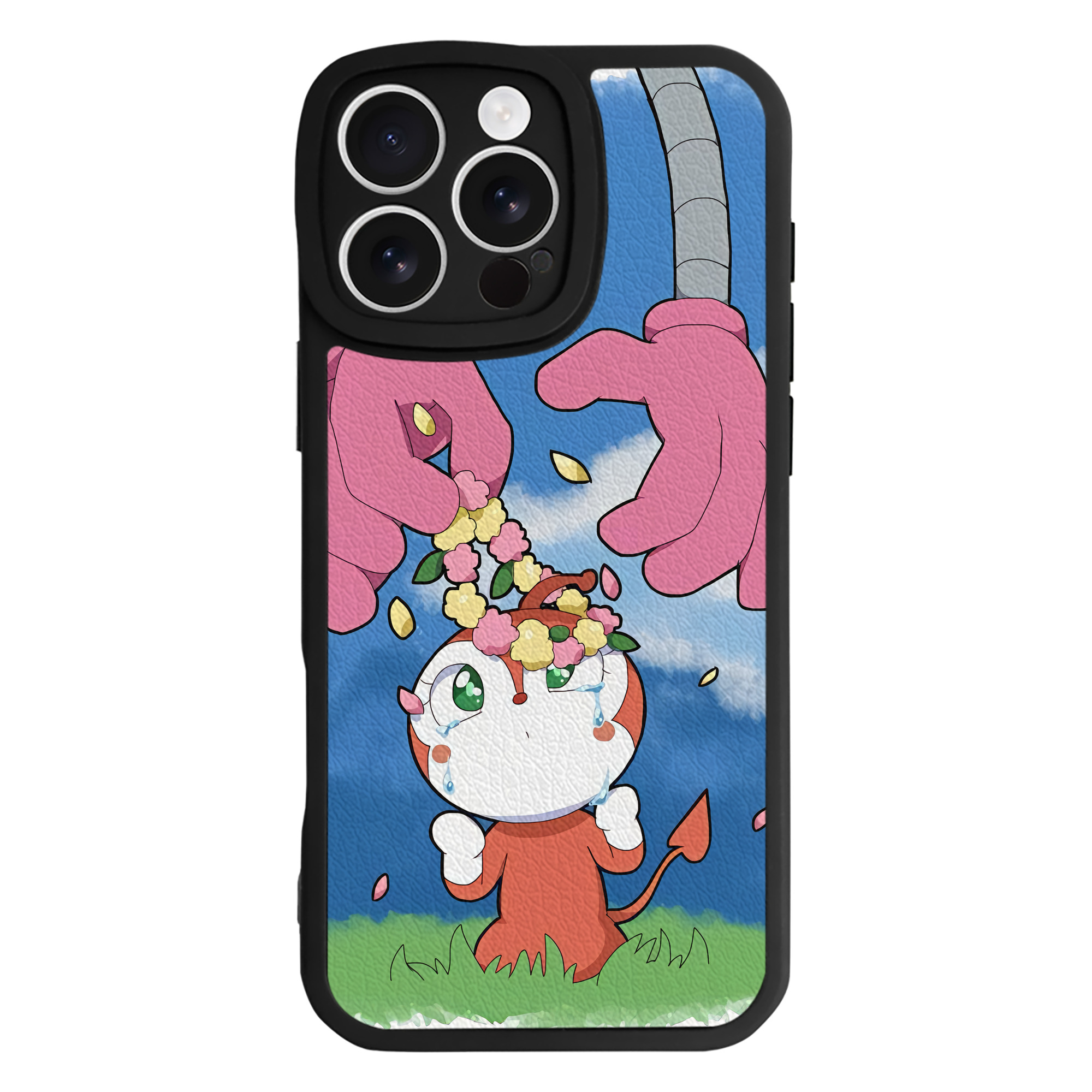 （画像用） アンパンマン Anpanman 【iPhone 16シリーズ対応】シリコンスマホケース（レザー調） 材質：シリコン